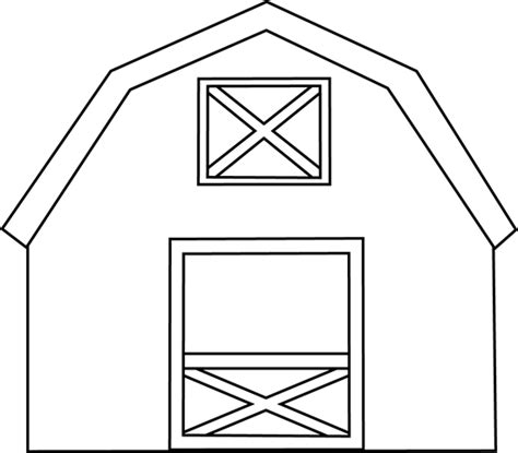 Free Barn Outline Pictures Clipartix