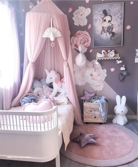 New Baby Room Decoration Ideas In 2020 Pink Kids Bedrooms Baby Girl