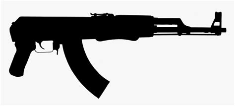 Ak 47 Weapons Automatic Firearms War Black Ak 47 Hd Png