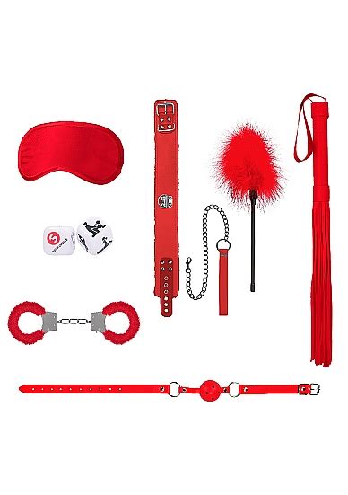 Introductory Bondage Kit 6 Red Sex Toys