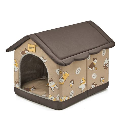 Jiupety Cozy Pet Bed House Indooroutdoor Pet House Xl Size For