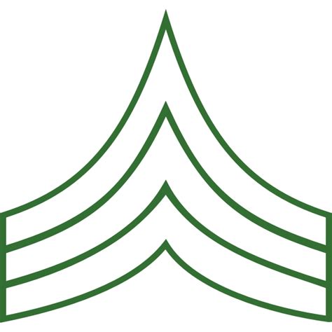 Sergeant Insignia Vector Free Svg