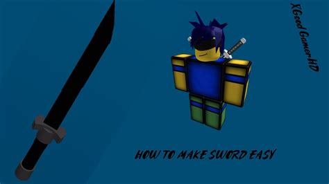 Roblox Studio How To Make A Sword Youtube