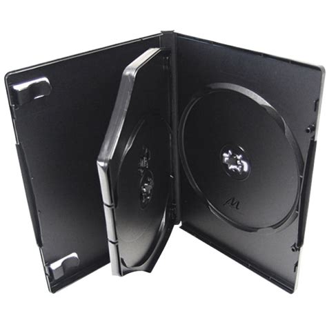 What is the actual size of a cd case? 3 disc black DVD case - Retro Style Media