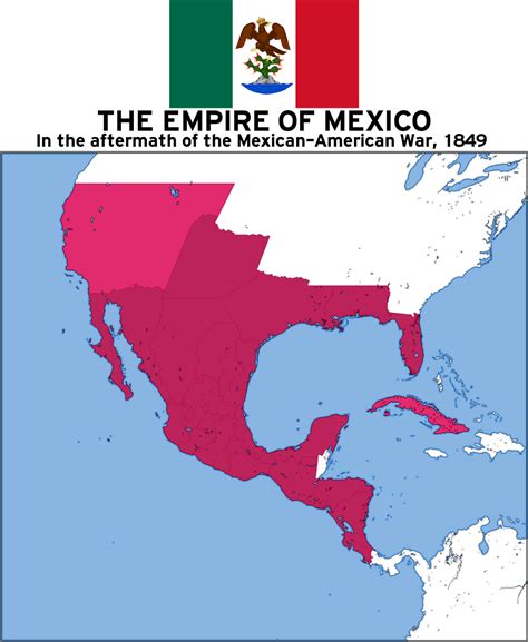 Mapa Del Imperio Mexicano