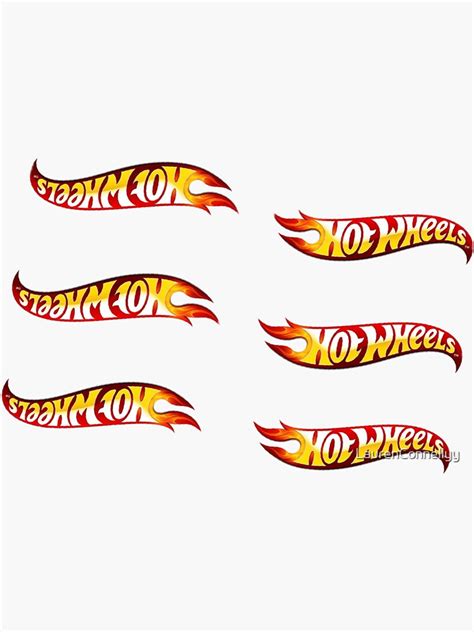 Hot Wheels Sticker Pack Sticker For Sale By Laurenconnellyy Redbubble