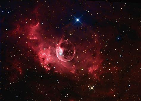 Enroque De Ciencia Ngc 7635 Nebulosa De La Burbuja