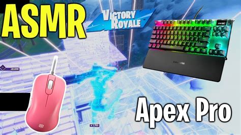 Asmr ⌨💤 Chill Apex Pro Tkl Keyboard Fortnite Competitive Gameplay