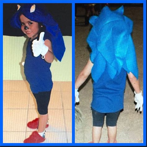 Sonic The Hedgehog Sonic Costume Halloween Costumes Diy Costumes
