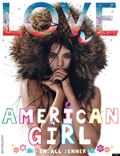 Kendall Jenner Poses Topless For Love Magazine Huffpost