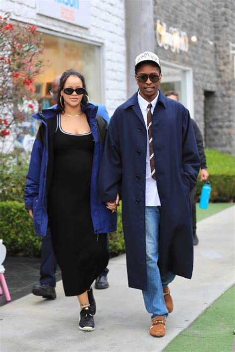 Rihanna And Aap Rockys Coordinating Couples Outfits Are Equal Parts