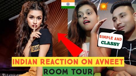 Indian Reaction On Avneet Kaur Avneet Kaur Room Tour Shibi Reactions Youtube