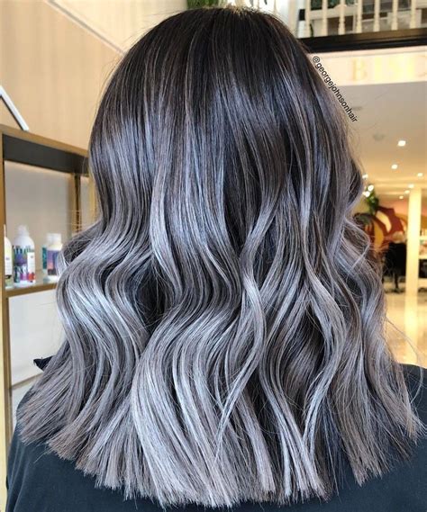 40 Bombshell Silver Hair Color Ideas For 2020 Hair Adviser Brown Hair With Silver Highlights