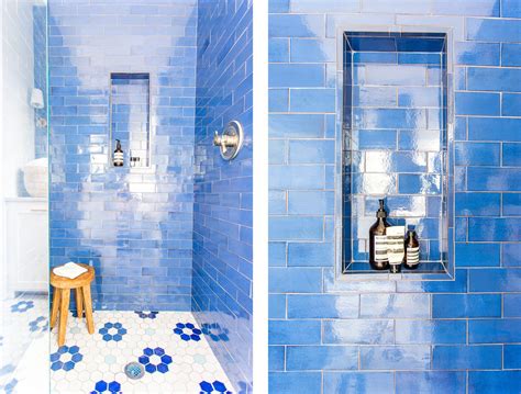 Modern Blue Bathroom Tiles Design Wearmine