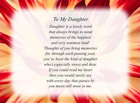To My Daughter Free Daughter Poems