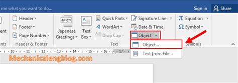 Attach Files In Word