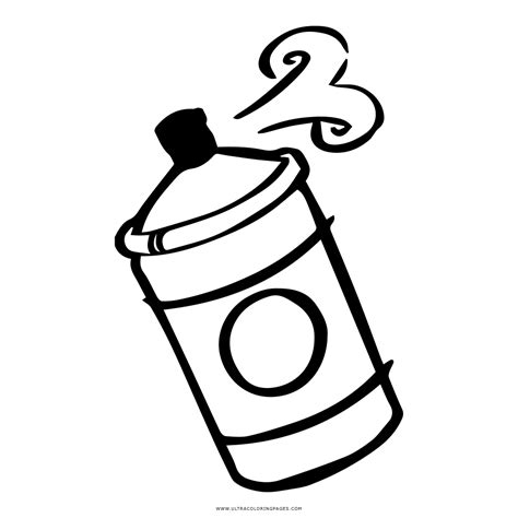 Graffiti Spray Can Coloring Pages Printable Coloring Pages