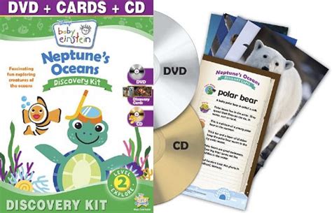 Baby Einstein Neptunes Oceans Discovery Kit One Disc Dvd Cd