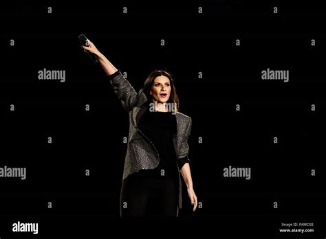 Rome Italy 22nd July 2018 Laura Pausini In Concert At The Circo