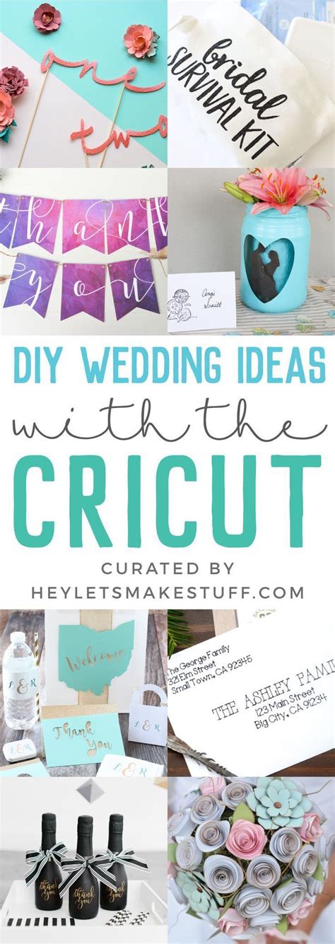 Check spelling or type a new query. DIY Wedding Ideas with the Cricut | Diy your wedding, Diy ...