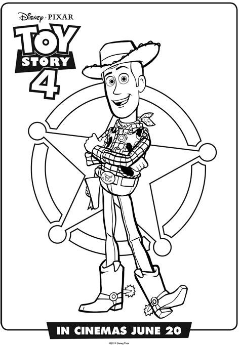 Includes woody coloring pages, as well as buzz lightyear, jessie, mr. Toy Story 4 Coloring Pages - GetColoringPages.com