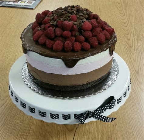 Chocolate and coffee make a great pairing, so try adding two tablespoons of prepared strong black coffee to the chocolate when melting. My attept at Raspberry, Chocolate, & Vanilla Mousse cake ...