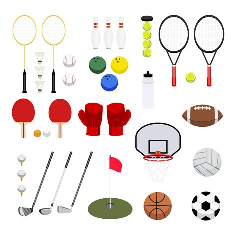 Collection Of Various Sports Icon Illustration Download Free Vectors