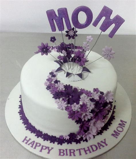 The theme was purple, black and silver, with a bit of bling. Image result for 60th birthday cake ideas for mom ...