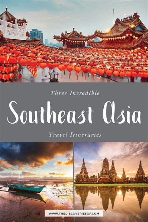 3 Brilliant Southeast Asia Travel Itineraries Tips Southeast Asia