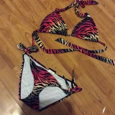 Amazon Com Diylive Woman Tiger Stripes Pattern Fashion Sexy Bikini My