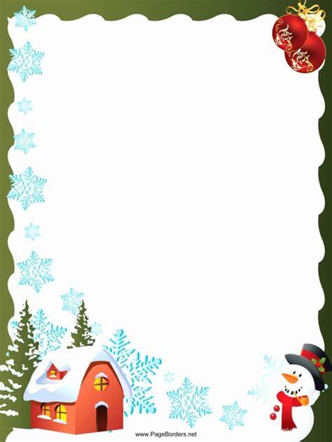 Free Holiday Letterhead Templates For Word Printable Templates
