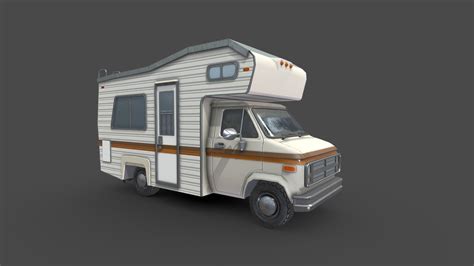 80s Camper Van Buy Royalty Free 3d Model By Evan Hiltz Evanhiltz
