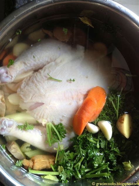 Make sure the pieces have room between them. Gracie Cooks!: Hearty 30 minute Chicken Soup: The Instant ...