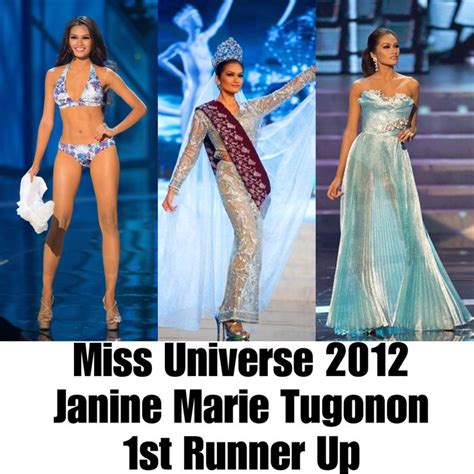 miss universe 2012 janine marie tugonon first runner up miss universe 2012 pageantry miss