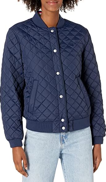 Levis Womens Diamond Quilted Bomber Jacket At Amazon Womens Coats Shop