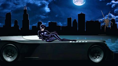Catwoman On Batmobile Catwoman Selina Kyle Wallpaper