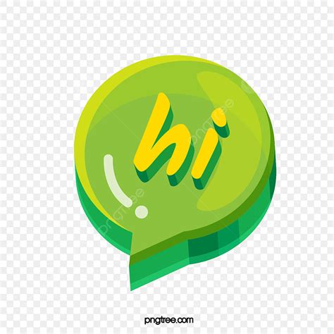 Gambar Halo Salam Gelembung Emoticon Obrolan Emoji Menyenangkan