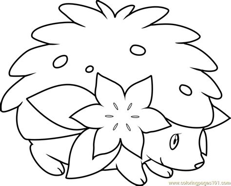 Shaymin Coloring Pages Coloring Pages