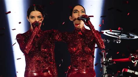 ARIA Awards 2016 The Veronicas Went Topless But Were Hit By A Sound