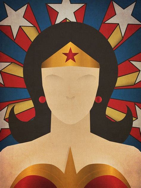 Minimalist Heroes Wonder Woman Etsy Wonder Woman Art Canvas