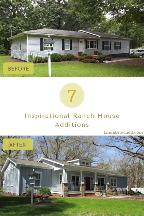 Ranch House Additions Before And After Inspirations Some Basic