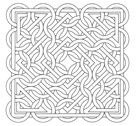 Coloring pages to reduce stress. Op art jean larcher 15 - Optical Illusions (Op Art) Adult ...