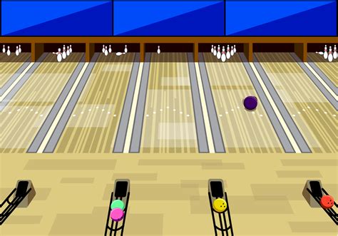 Free Bowling Alley Background Vector Download Free