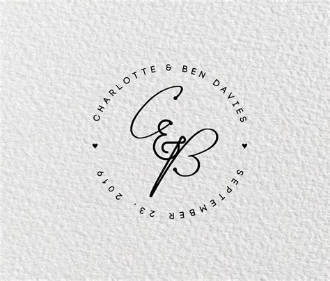 Personalised Wedding Logo Wedding Logo Design Couples Logo Etsy