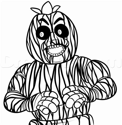 Fnaf Coloring Pages All Characters At