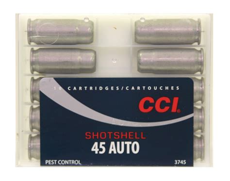 Cci Handgun Shotshells 45 Acp 140 Gr 9 Shot 1000 Fps 10box Natchez