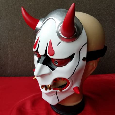 Japanese Hannya Full Face Mask Devil Demon Oni Samurai Prajna Mask