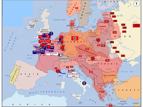 Map Of World War Ii
