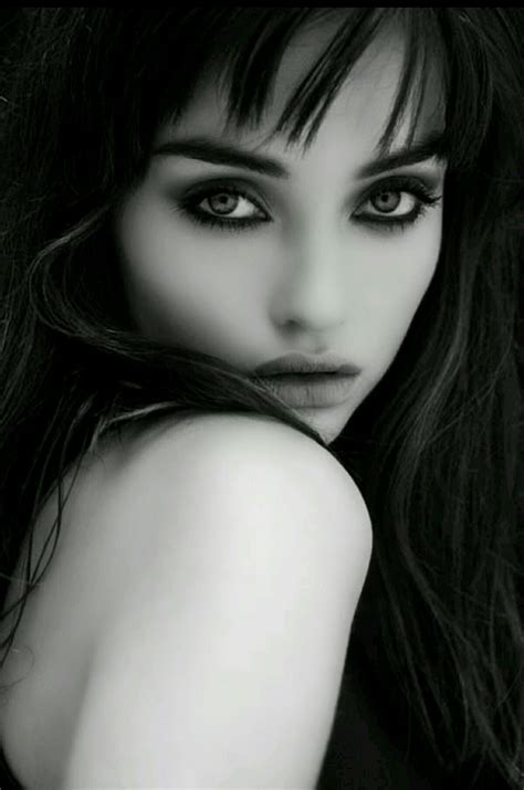 Beautiful Eyes Most Beautiful Stunning Gorgeous Women Lovely Black And White Portraits
