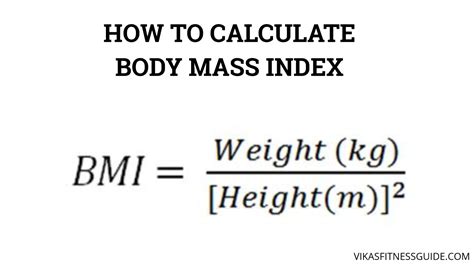 How To Calculate Body Mass Index Bmi Easy Way Vikas Fitness Guide